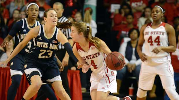 Ashley Williams during her freshman season at NC State. 